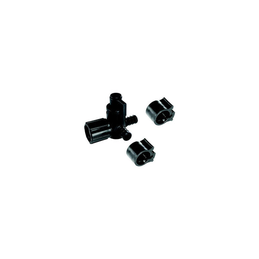Flair-It Pexlock 3-Way Valve, 1/2" x 1/2" FPT Swivel x 1/2"