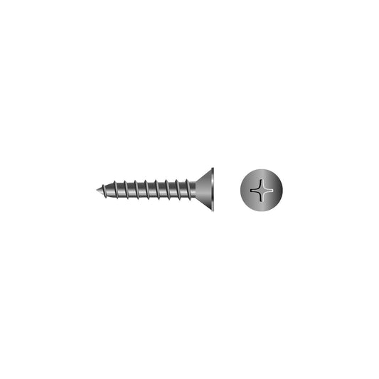 Seachoice 59521 Stainless Steel Phillips Machine Screw - Flat Head