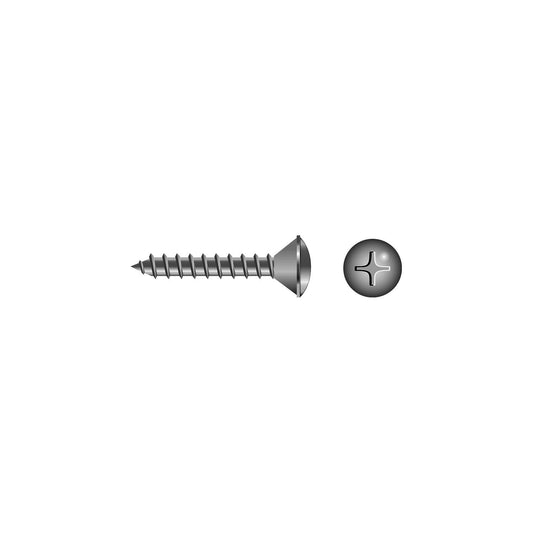 Seachoice 59989 Stainless Steel Phillips Machine Screw - Oval Head