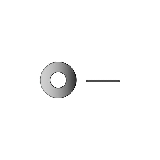 Seachoice Flat Washer, 3/4", .109" Thick, OD 1-7/8"