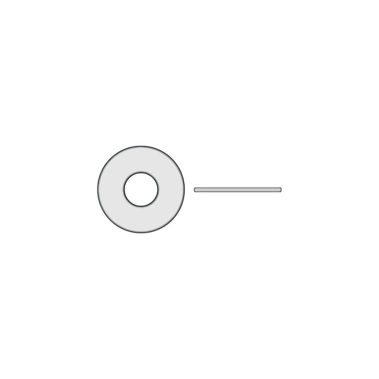 Seachoice Nylon Flat Washer, #8