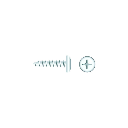 Seachoice 01766 Chrome Plated SS Phillips Tapping Screw - Pan Head, #10 x 1/2"
