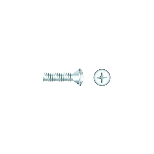 Seachoice 01804 Chrome Plated SS Phillips Machine Screw - Oval Head, 1/4-20 x 2"