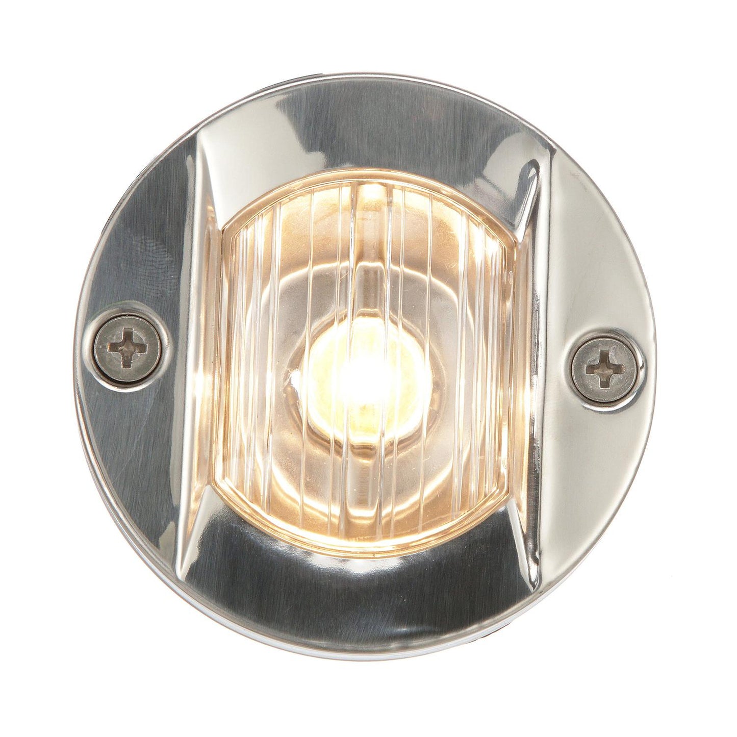 Seachoice 05381 Transom Light With Stainless Steel Flange, Round