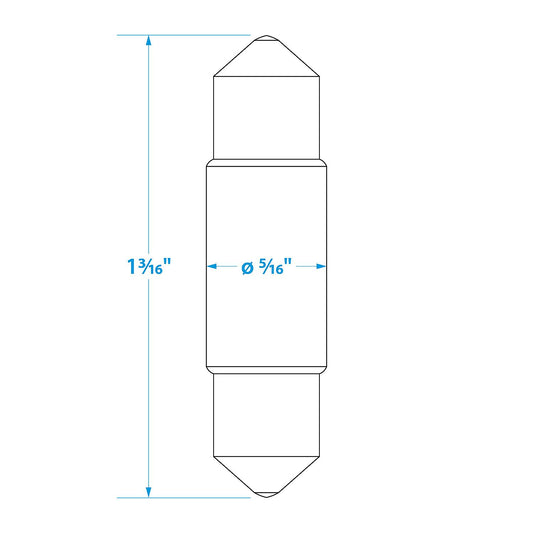 Seachoice Replacement Bulb 8SMD Festoon For 08011, 08021 and 08081