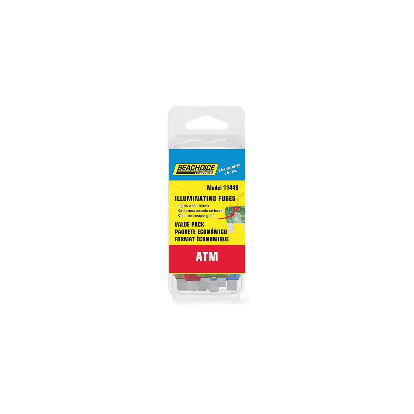 Seachoice ATM Indicating Fuse Value Pack, 25ea