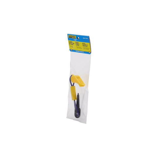 Seachoice 11727 Yellow Whistle On Purple Floating Key Chain
