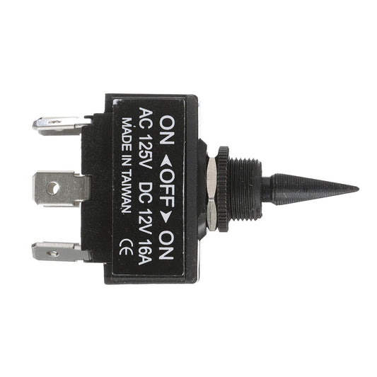 Seachoice 3 Position Toggle Switch, Black Plastic Paddle On/Off/On