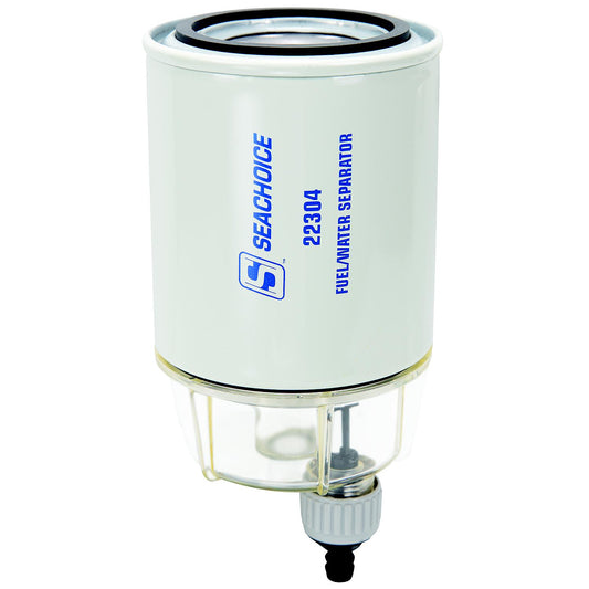 Seachoice 22303  Water Separating Fuel Filter with Clear Bowl