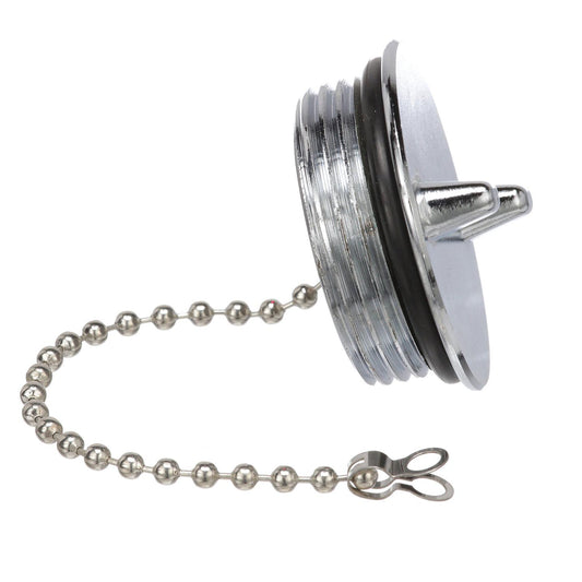 Seachoice Chrome Plated Zamak Replacement Cap For Seachoice Deck Fill 32041