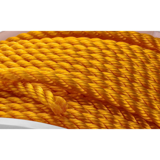 Seachoice Twist Poly Yellow-3/8" X 600F