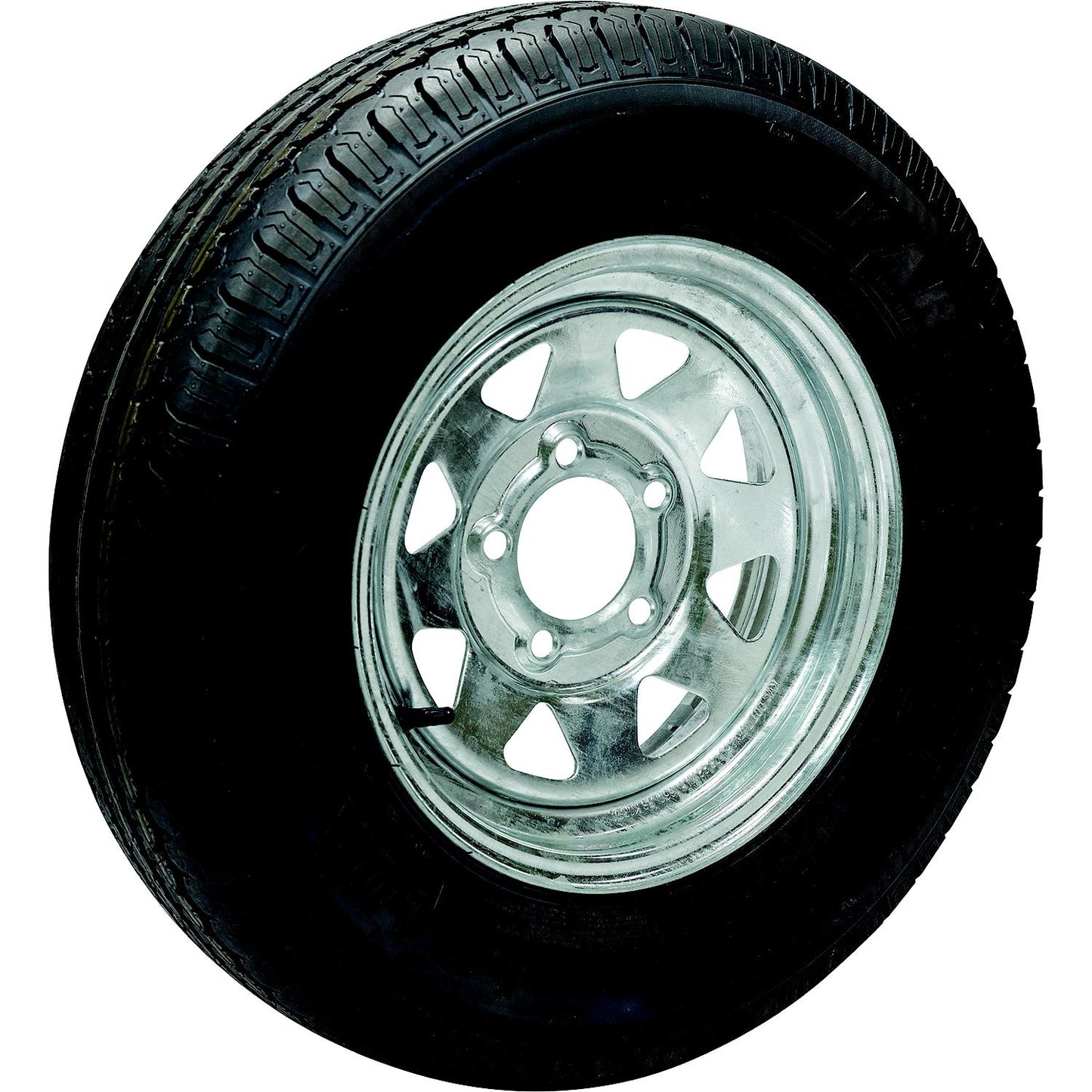 Seachoice 53404 ST175/80D13C/5H KR558 13" Galvanized Spoke, 5 Lug Bias Tire & Wheel Assembly