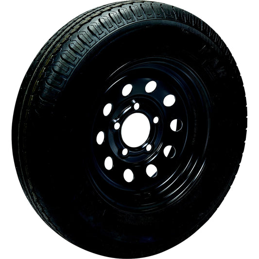 Seachoice 53403 ST175/80R13C/5H KR35 13" Black Modular, 5 Lug Radial Tire & Wheel Assembly
