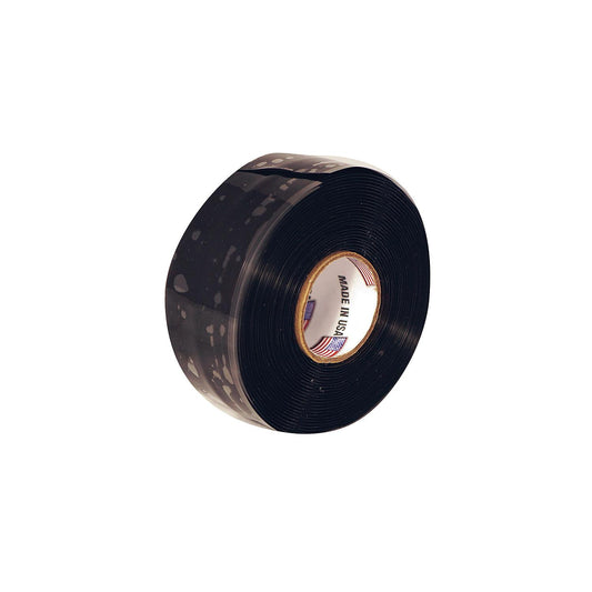 Seachoice Silicone Self-Fusing Tape 1" x 10', Black
