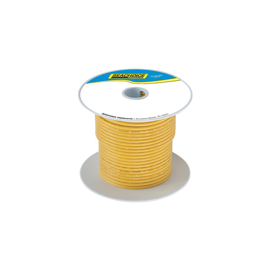 Seachoice 63087 Tinned Copper Marine Wire, 12 AWG, Yellow, 100'