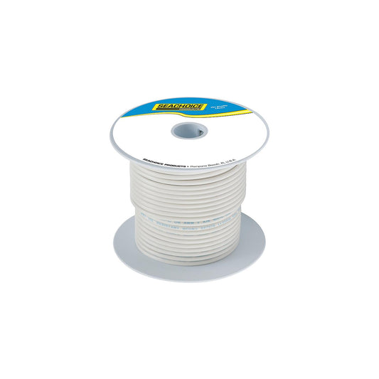Seachoice 63089 Tinned Copper Marine Wire, 12 AWG, White, 100'