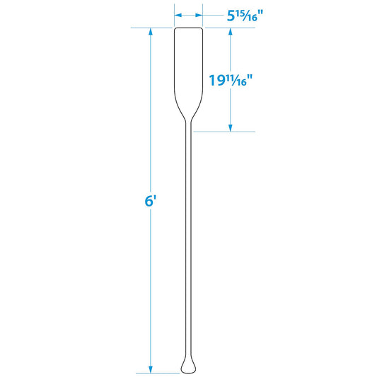 Seachoice 71148 Standard Wood Paddle  6 Ft.