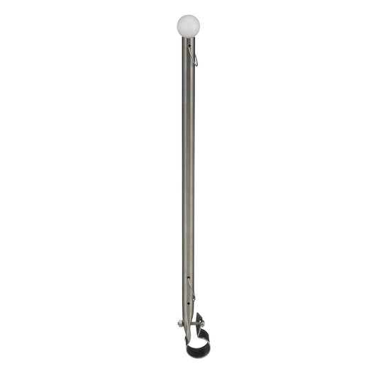 Seachoice 77001 7/8" Rail Clamp Flag Staff 15-3/16" Long