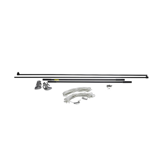 Seachoice 79733 Mooring Whip - 1 Pair - Black, 12'