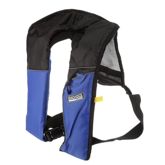 Seachoice 85840 Type V Inflatable PFD 33G Manual/Auto, Blue/Black