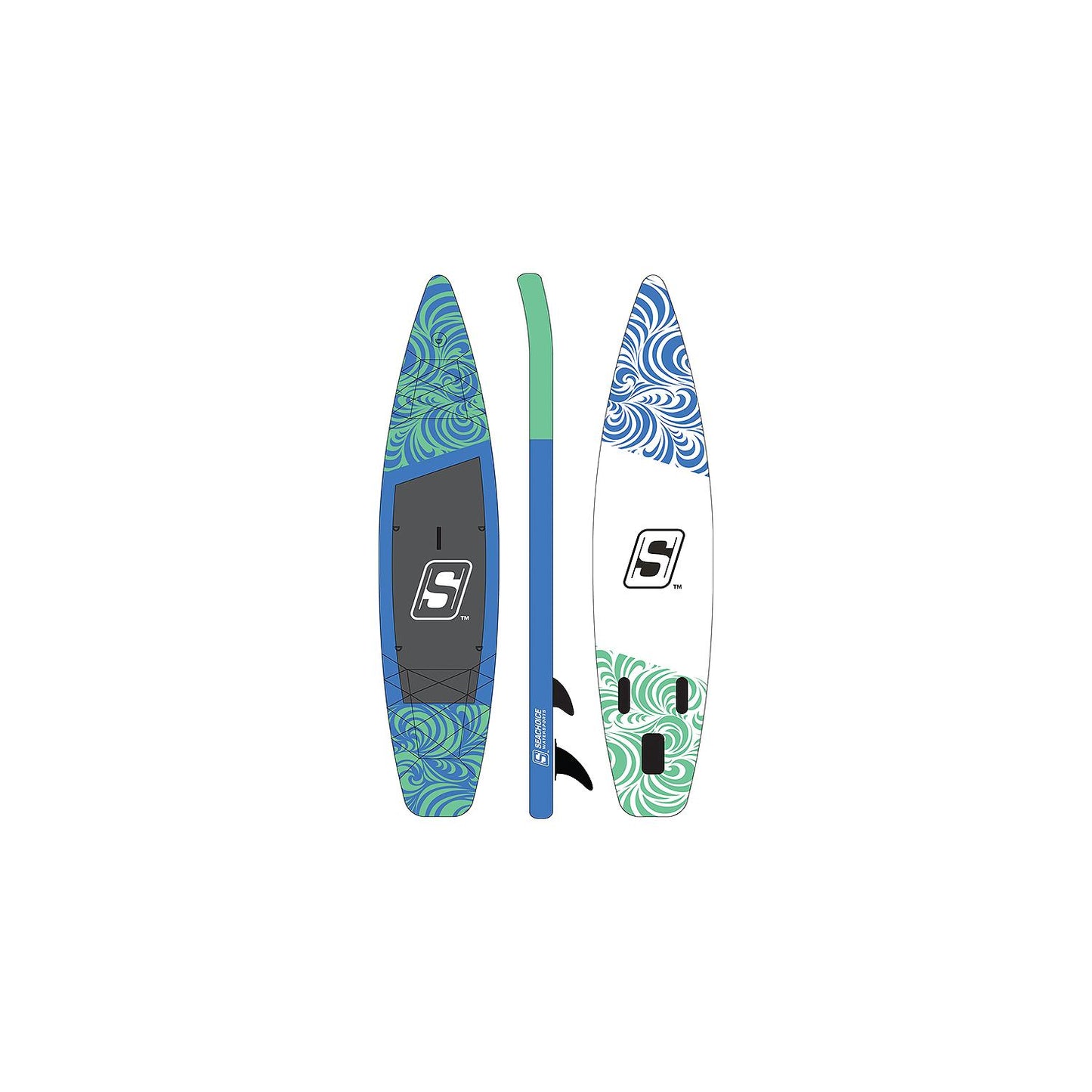 Seachoice 86946 12' Inflatable Stand-Up Paddle Board Kit