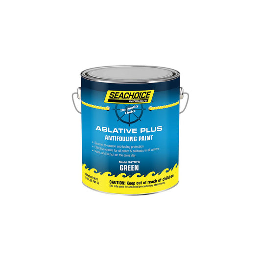 Seachoice 94707G Ablative Plus Premium Antifouling Paint, Green, 1 Gallon