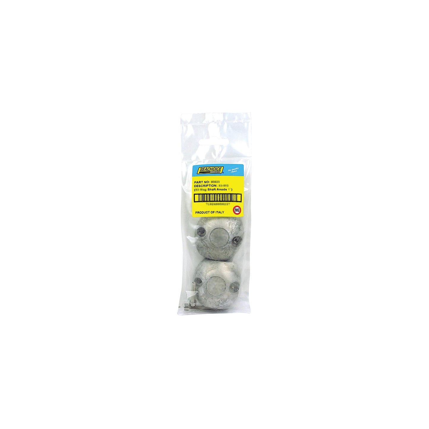 Seachoice 95629 Streamlined Shaft Anode w/Allen Screw, Magnesium, Model X6, Size 1-3/8"