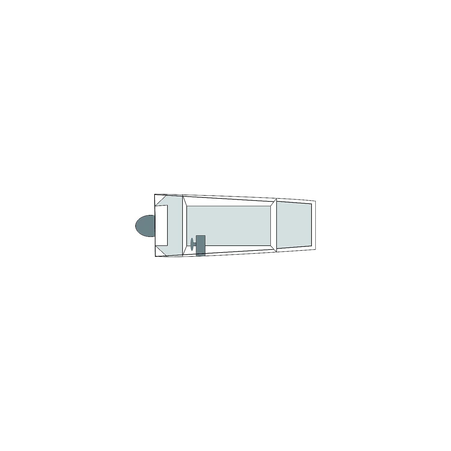 Carver 79001 Flex-Fit PRO™ V-Hull fishing boat, Slate Gray-Supply Nautica