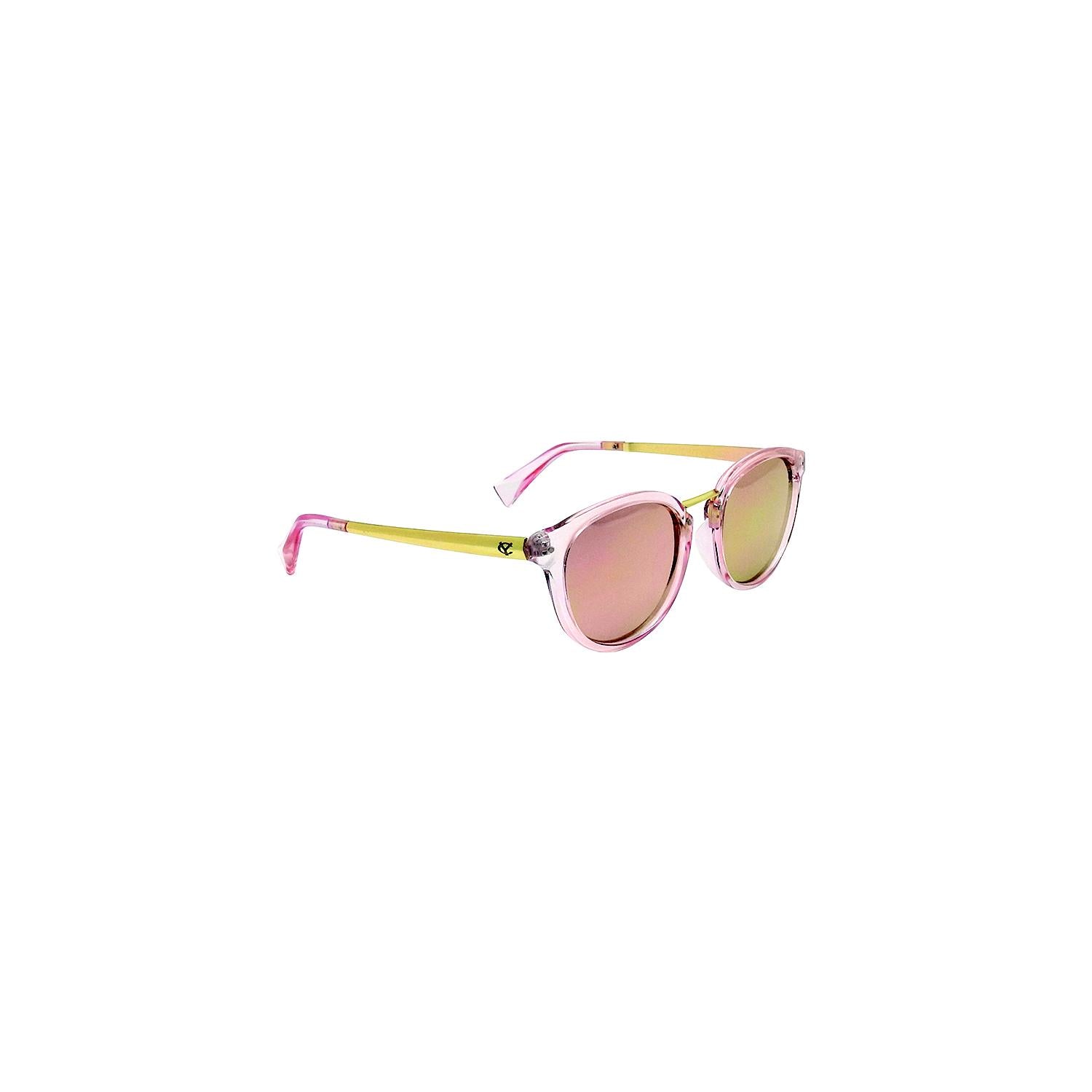 Yachter's Choice 45043 "Laguna" Polarized Sunglasses Clear Pink/Gold Frame, Rose Gold Lens-Supply Nautica