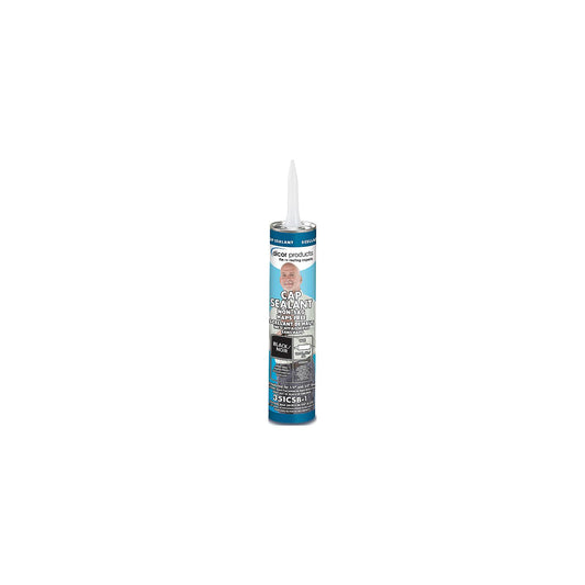 Dicor 351CSB1 Clear Cap Sealant, 10 oz., Black