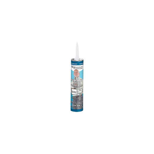 Dicor 351CSW1 Clear Cap Sealant, 10 oz., White