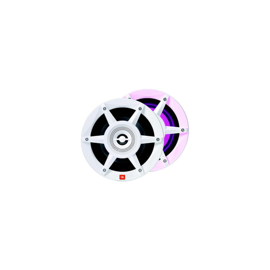 JBL STADIUMMW6520AM Stadium Marine 6-1/2" Coaxial Speakers w/RGB Lighting, White, 1 pr