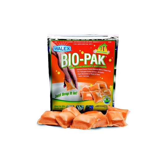 Walex BIOTROPBG Bio-Pak® Tropical Breeze Holding Tank Deodorizer, 10/Pk