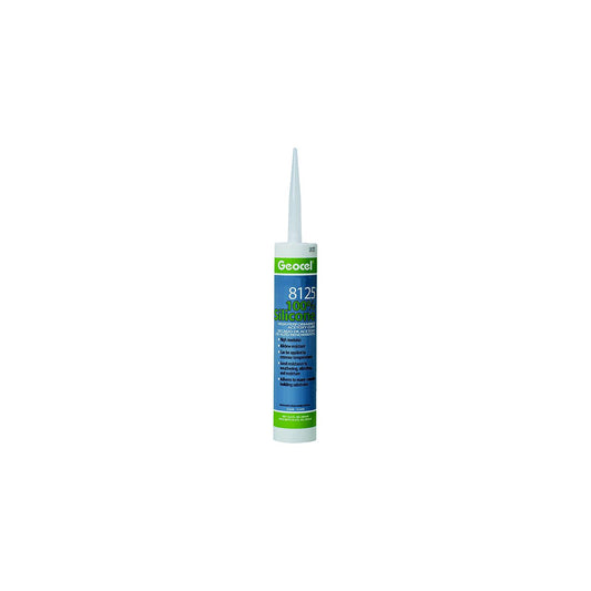 Geocel GC68112 8125® 100% Silicone High Performance Acetoxy Cure Sealant, 10.3 oz., White