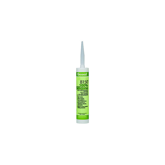 Geocel GC68126 8150® 100% Silicone High Performance Neutral Cure Sealant, 10.3 oz., White