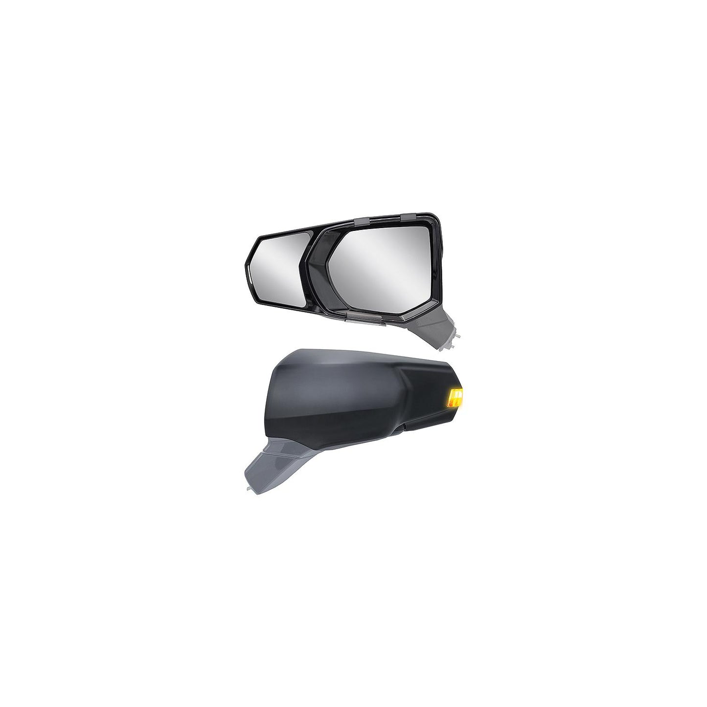 K Source 80950 Fit System Snap & Zap RV Towing Mirrors - 2 Pack