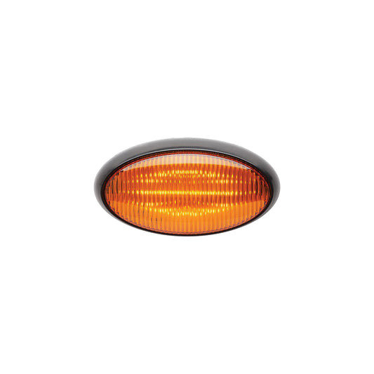 FulTyme RV 1172 LED Porch Light, Yellow Light/ Black Housing w/o Switch