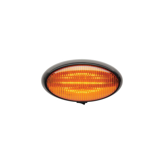 FulTyme RV 1189 LED Porch Light, Yellow Light/ Black Housing w/Switch