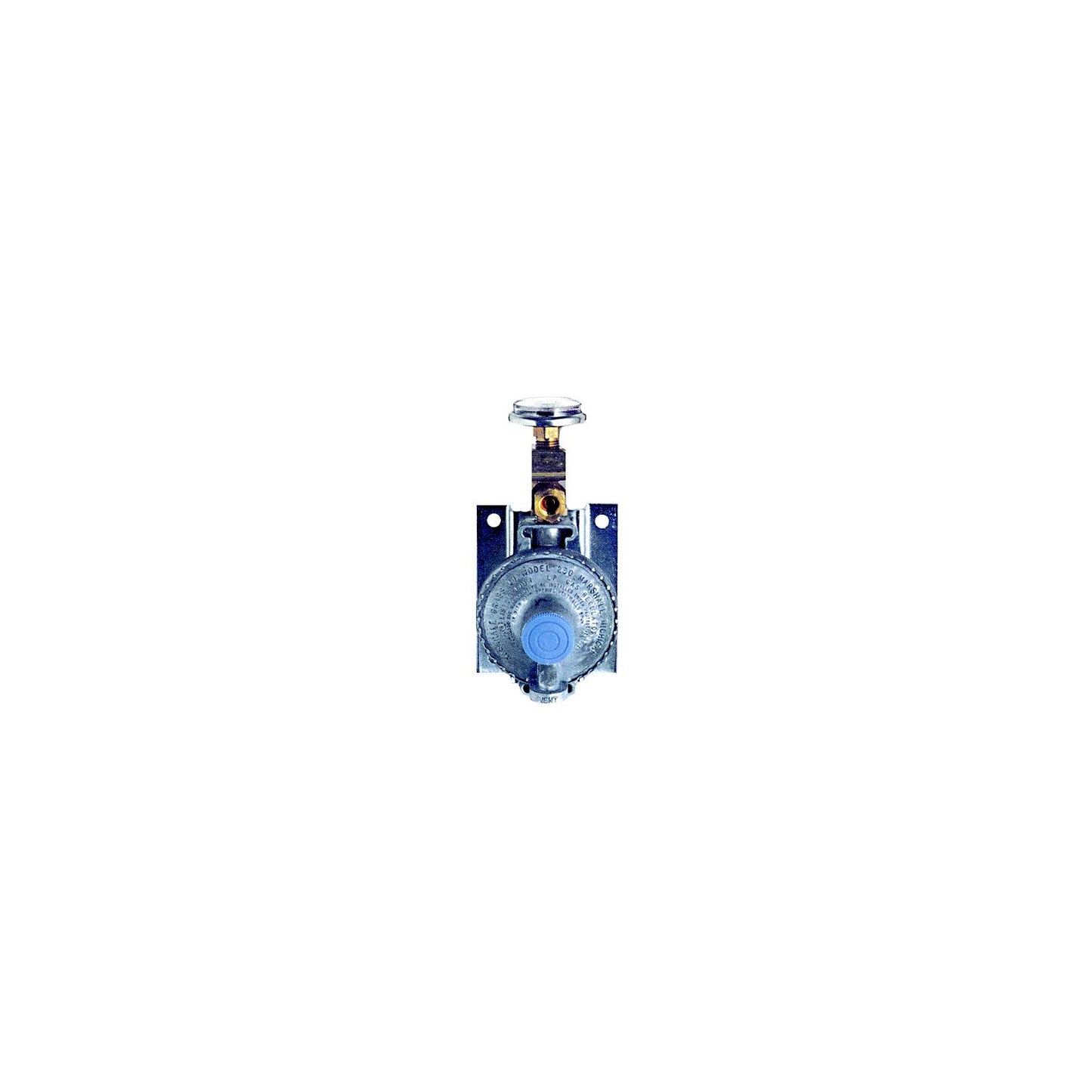 Trident 1211-1401 Marine LPG Wall Mount Single Stage Regulator with 20" Pigtail Hose