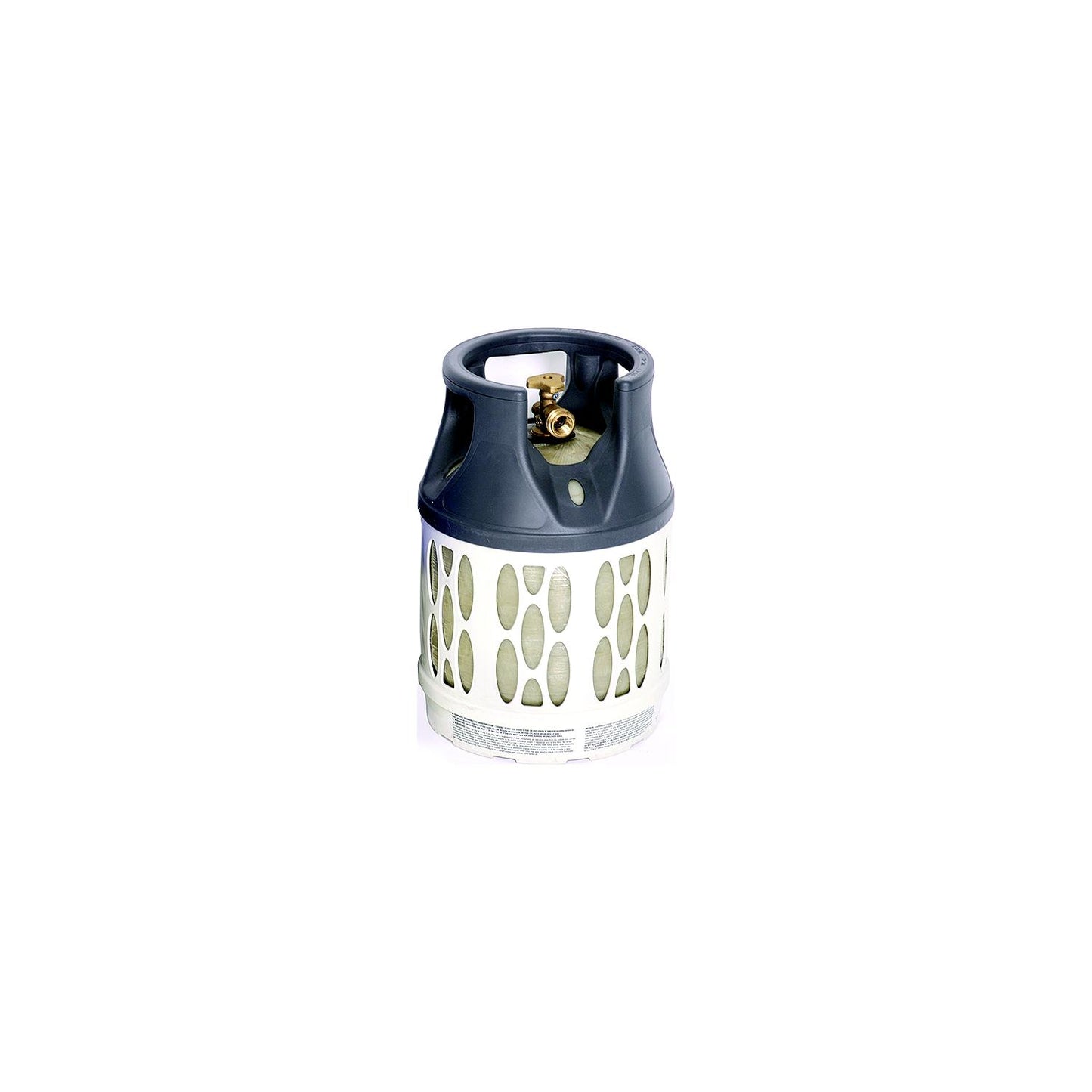 Trident 1420-0017 Marine/RV 17 lb Transparent Composite Propane Cylinder