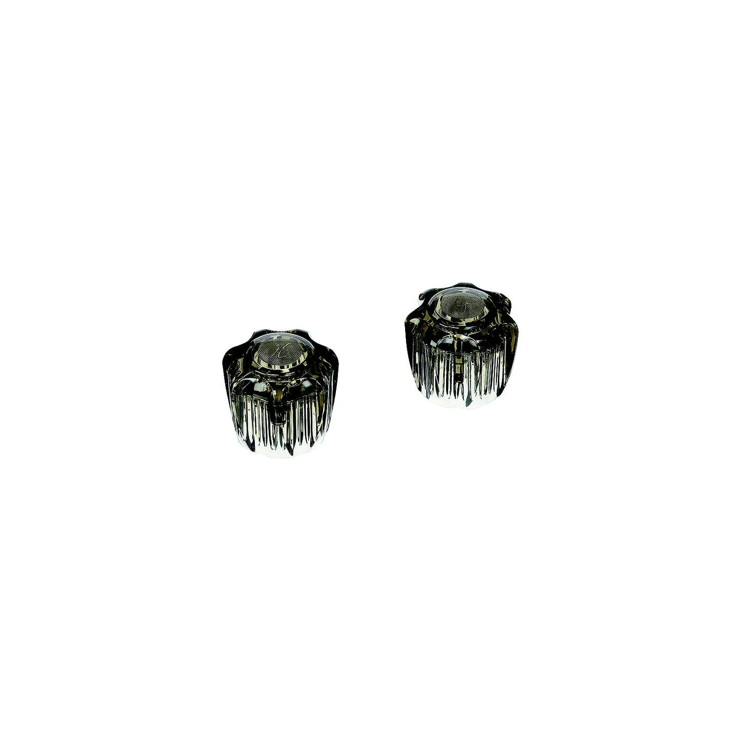 Dura Faucet DFRKS Faucet Knobs, Smoked, 1 pr.