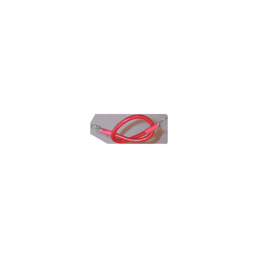 Ancor 189141 Marine Grade Tinned Copper Battery Cable Assembly, 2 AWG, 18", Red