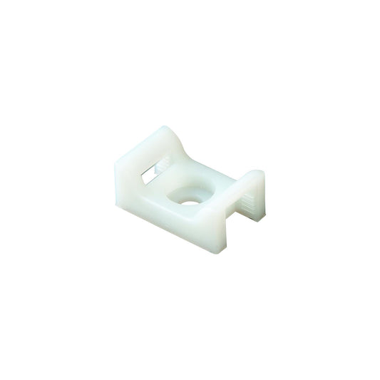 Ancor Cable Tie Screw Mounts, Natural, 25/pk