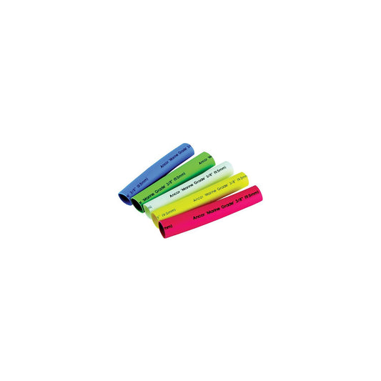 Ancor Adhesive Lined Heat Shrink Tubing Assorted 3/4" x 3"  (Yellow, White, Black, Green)