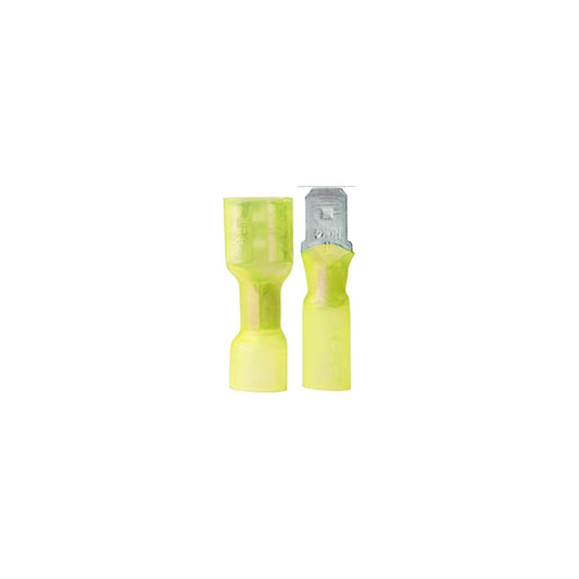 Ancor 320925 Marine Grade Heat Shrink Disconnects, 12-10 Male, Yellow, 25/pk