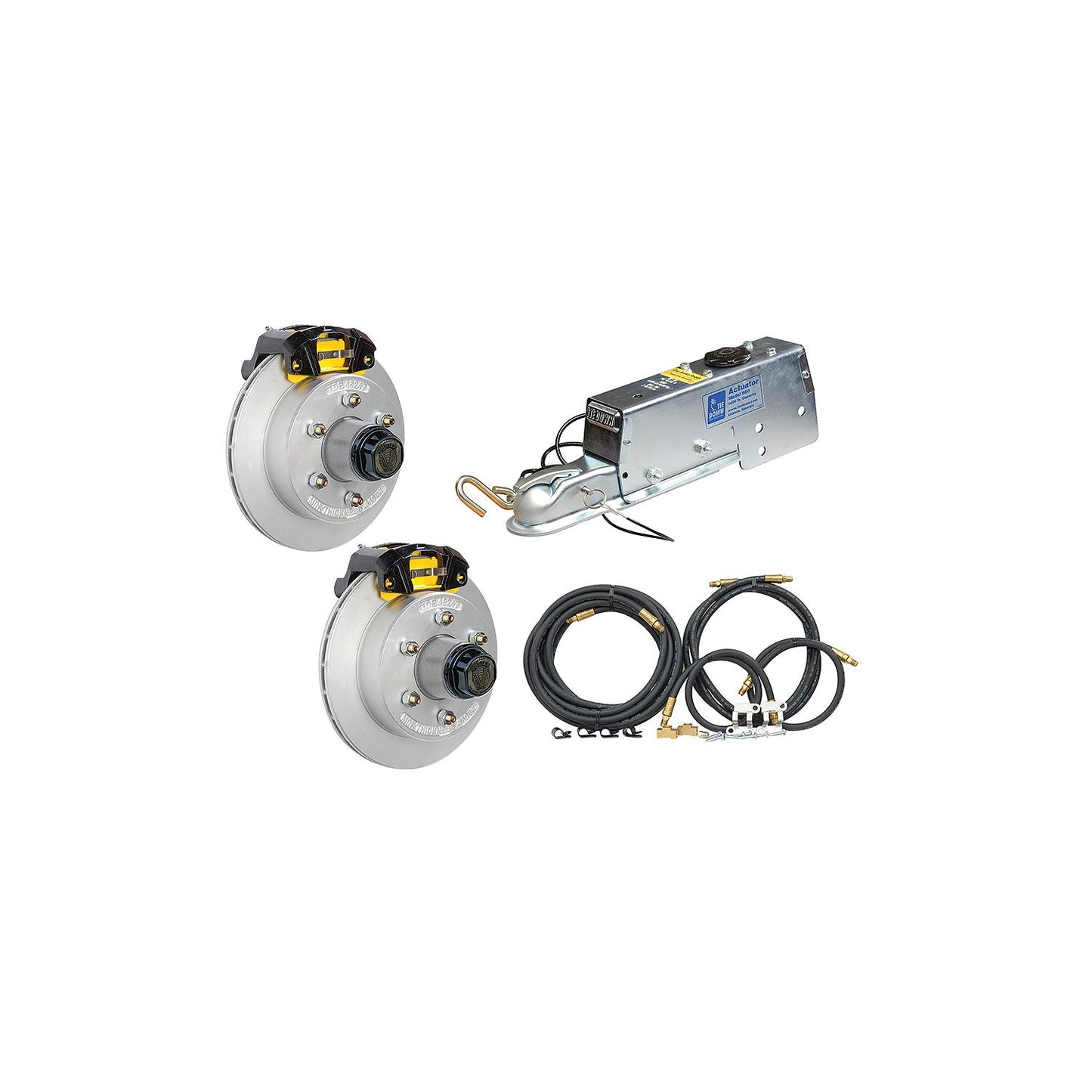 Dexter® 10" Eliminator Vented Disc Brakes W/Vortex Hubs - Complete Kit, 5 Studs