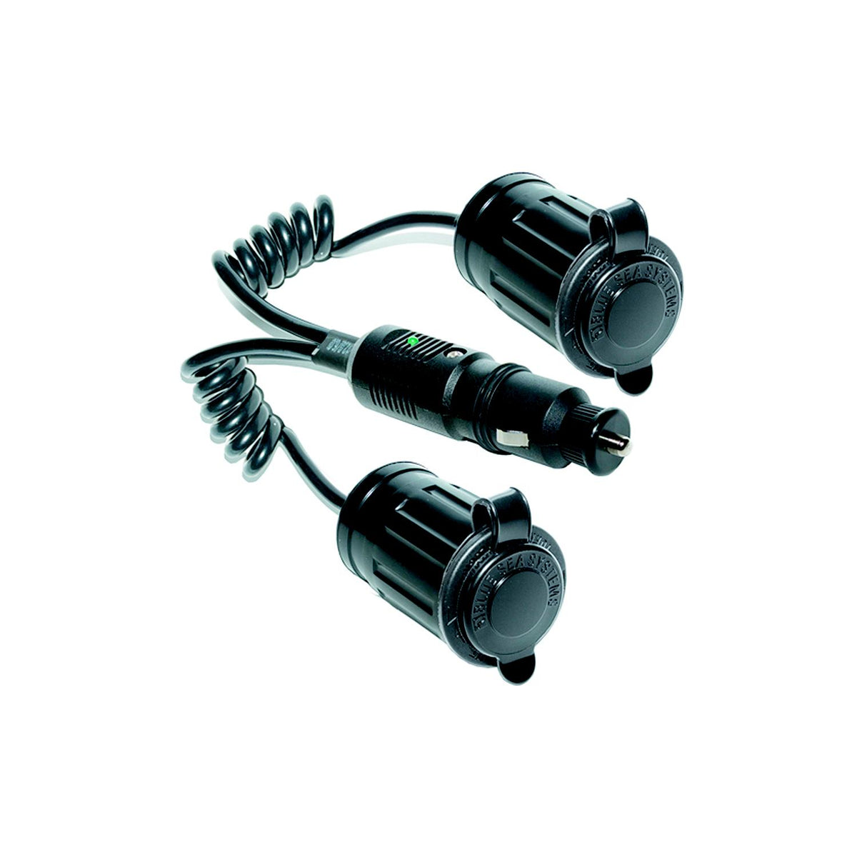 Blue Sea Single Plug with Dual Socket-Supply Nautica