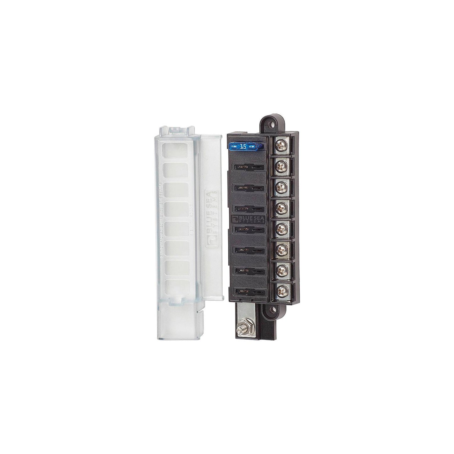 Blue Sea Systems ST Blade Compact Fuse Block - Common Source, 8 Circuits-Supply Nautica