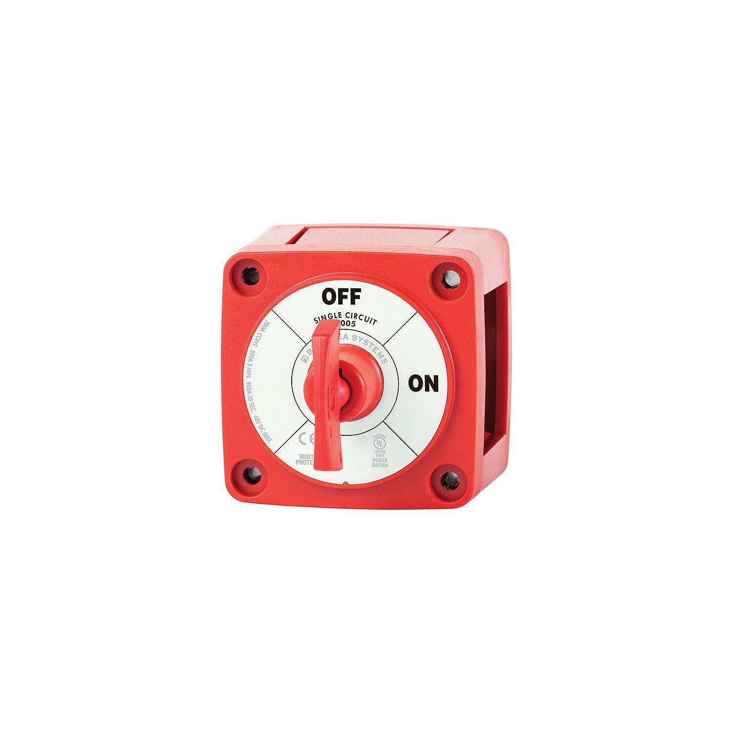 Blue Sea 6005 Battery Switch, Mini On/Off w/Key-Supply Nautica