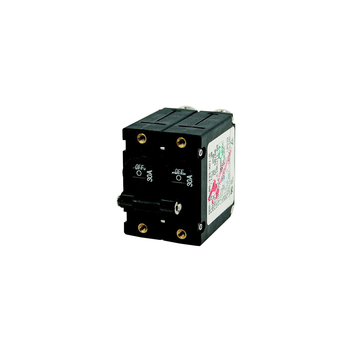 Blue Sea Systems A-Series DC Double Pole Toggle Circuit Breaker-Supply Nautica